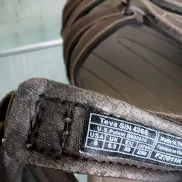 Teva Tierra Brown Sandals Sz 8 - Picture 2 of 8